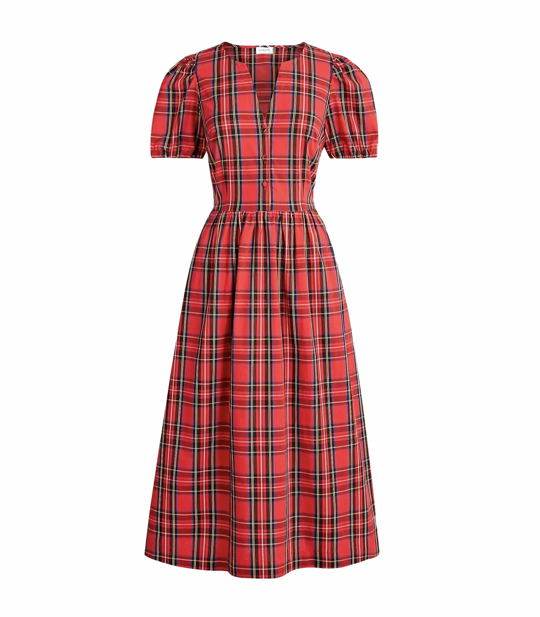 TARTAN MIDI DRESS - Magpie by Jen Shoop