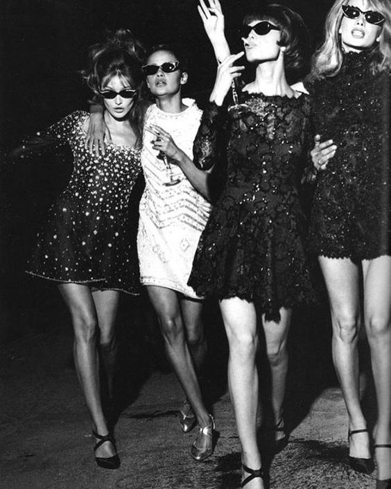 supermodels photo in black and white