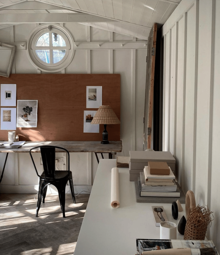 white writing studio