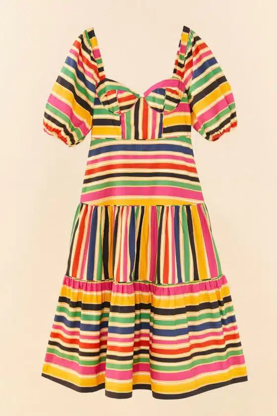 farm rio striped dress