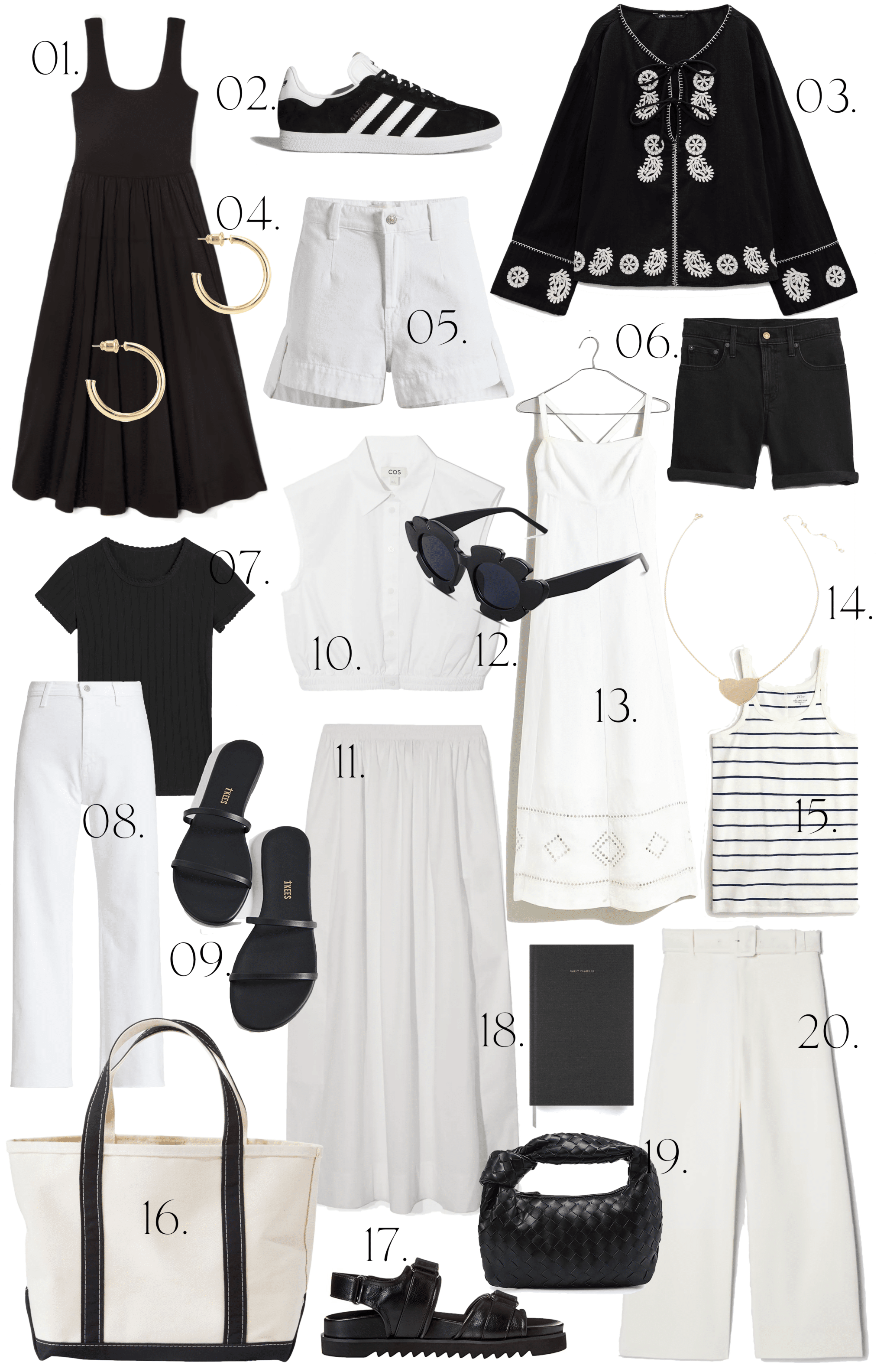black and white for summer