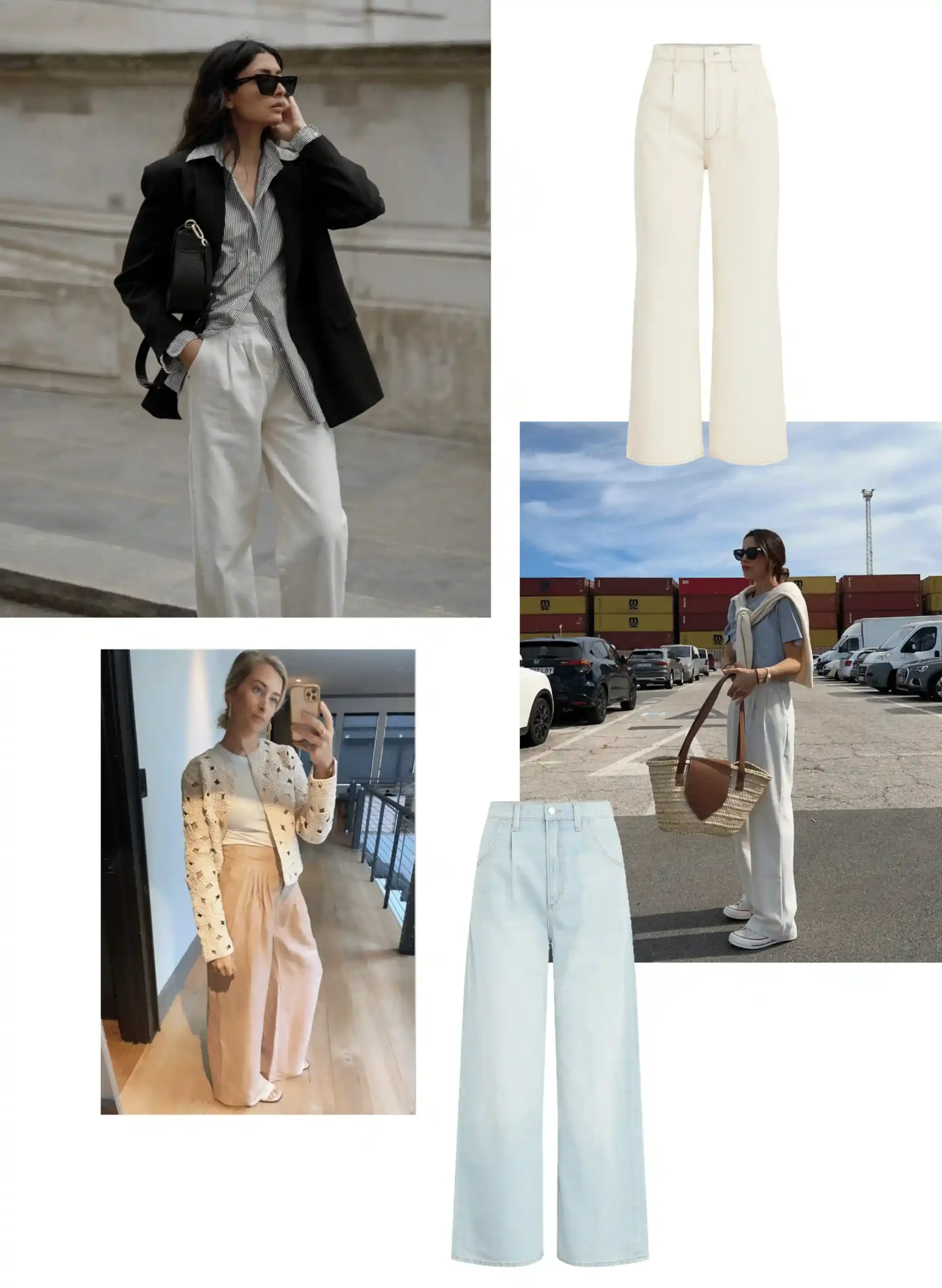 pleated jeans trend
