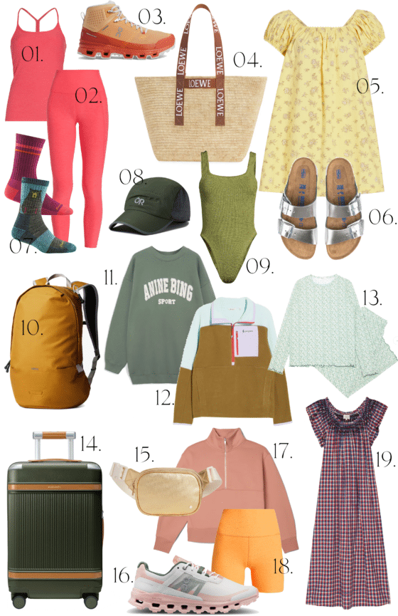 what to pack for lake vacation