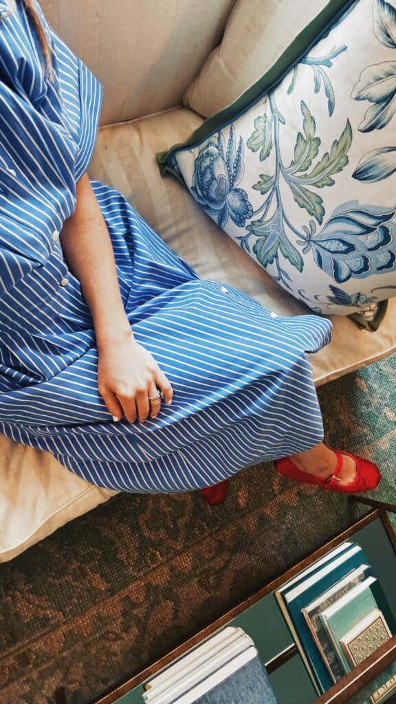 red jcrew satin ballet flats