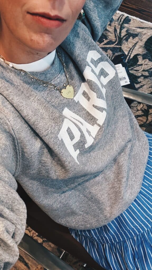 paris sweatshirt