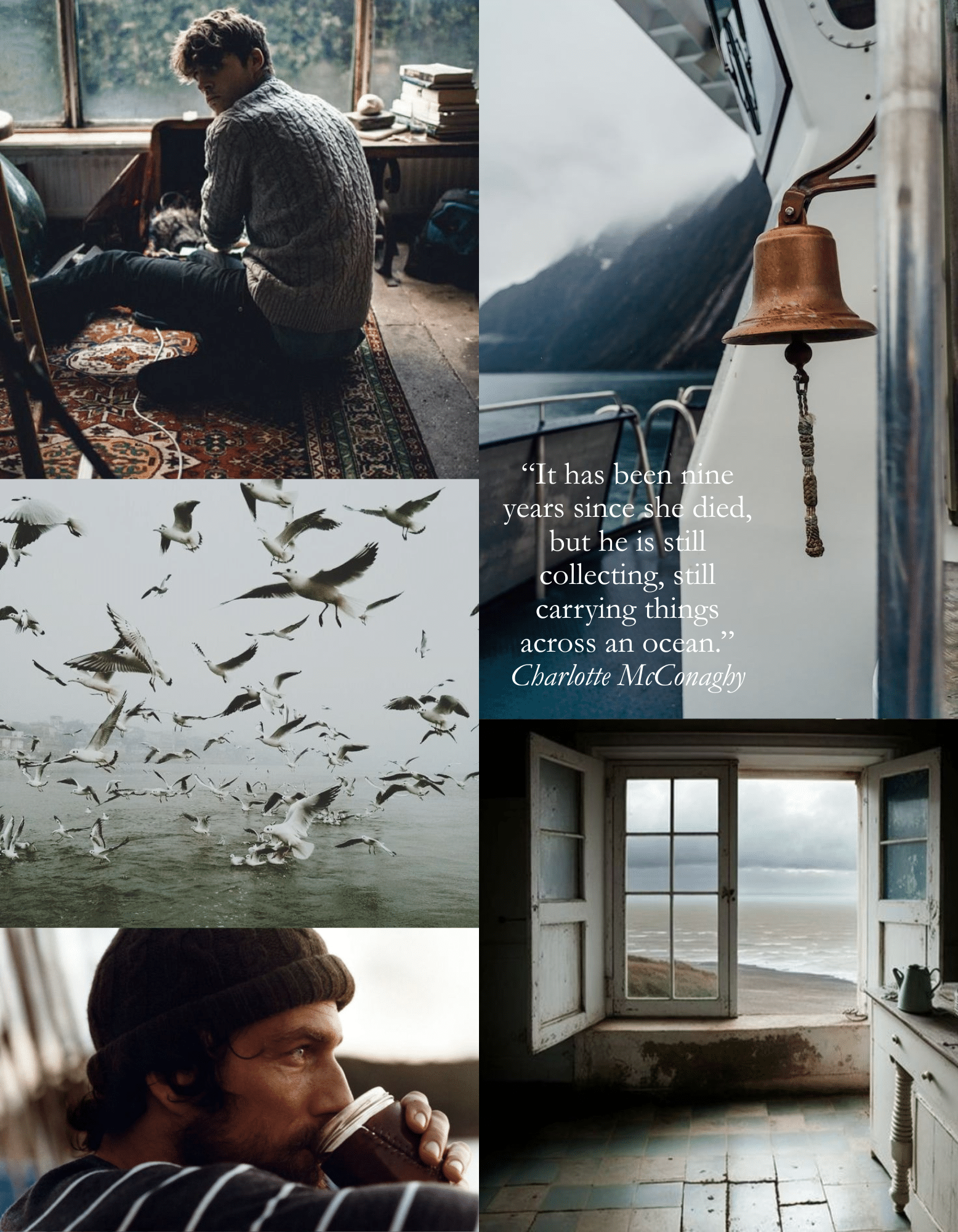 wild dark shore moodboard