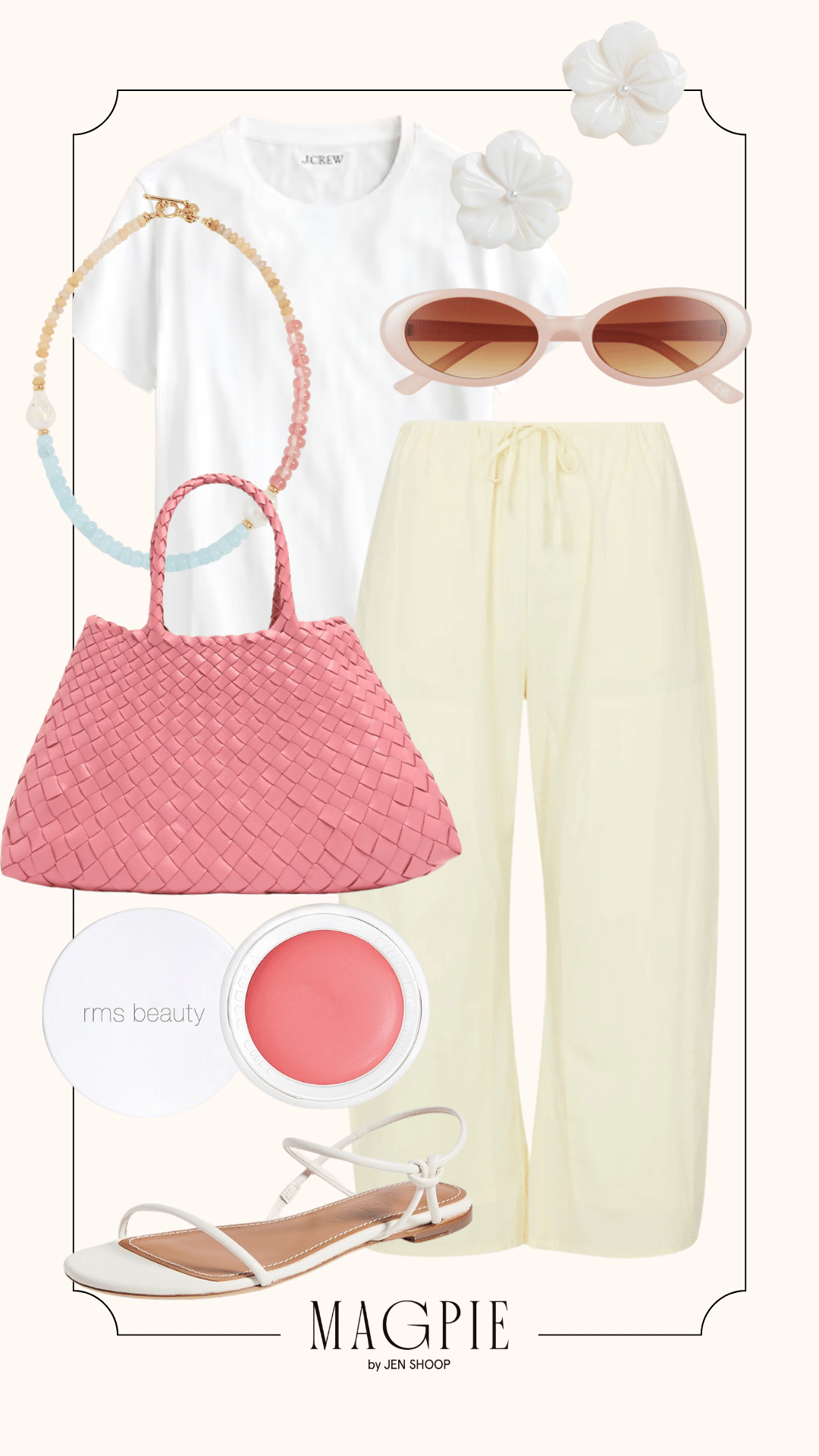 butter yellow fashion trend collage