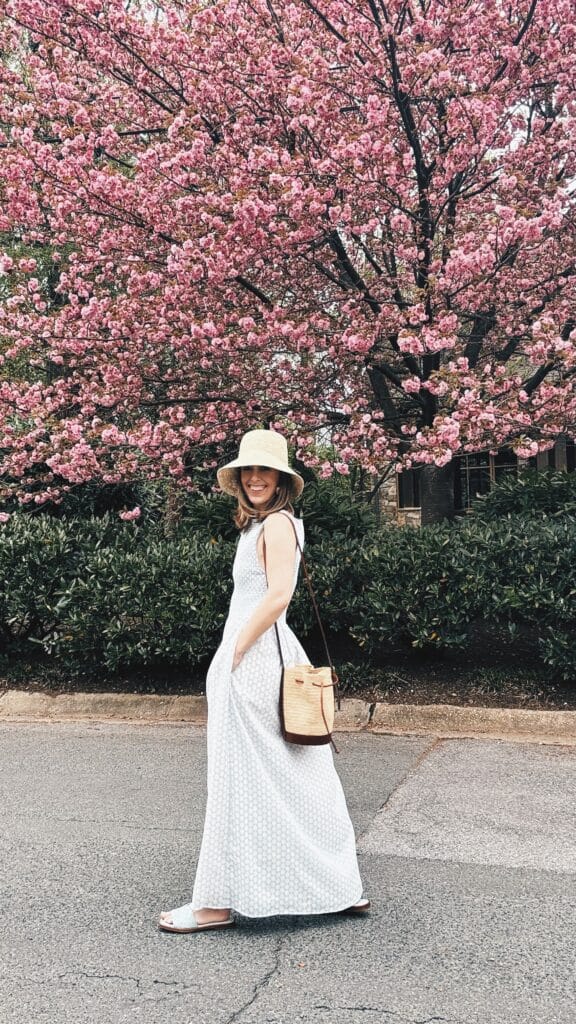 hill house cosima dress styling