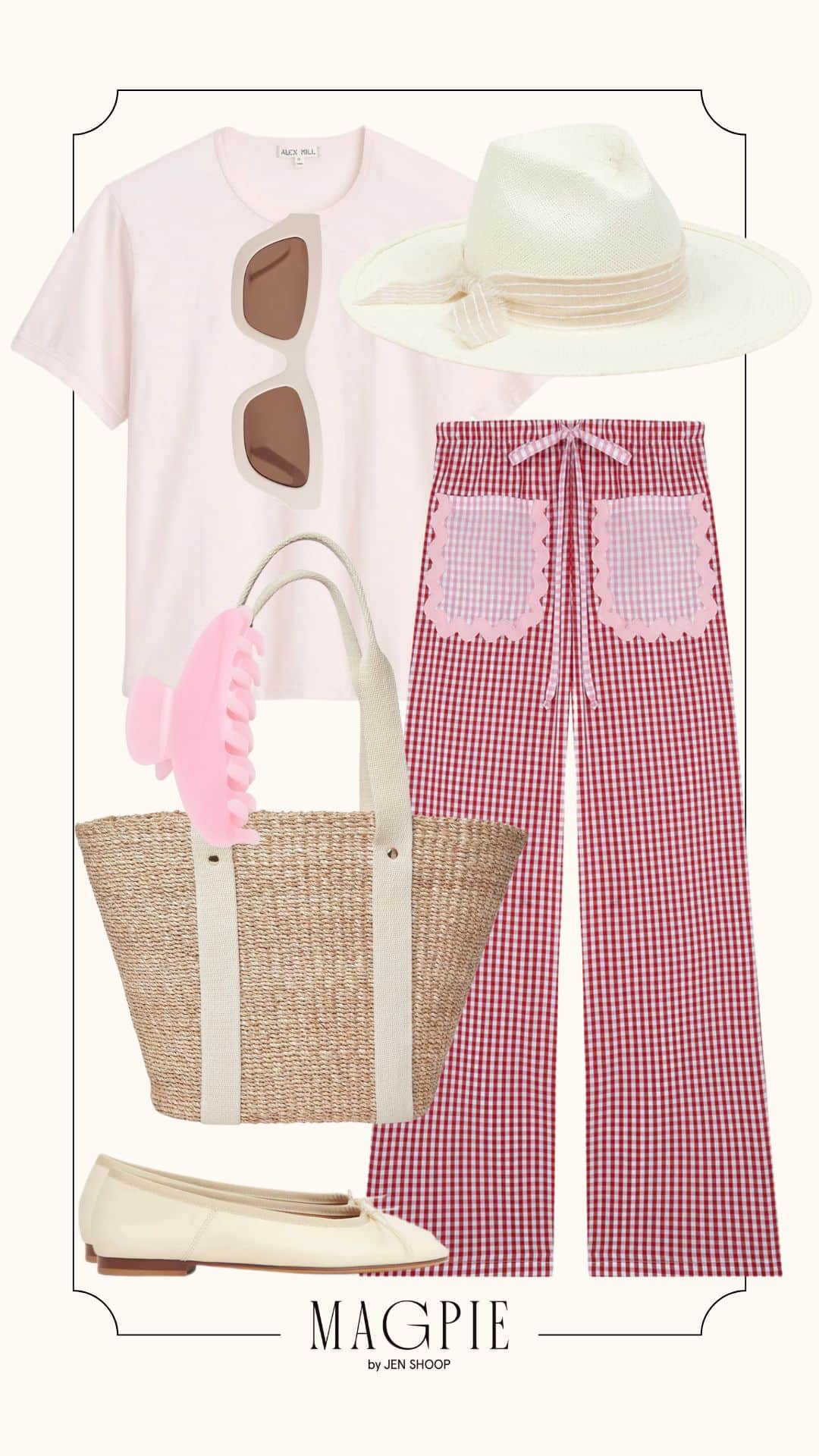 Gingham-pants-styled-look
