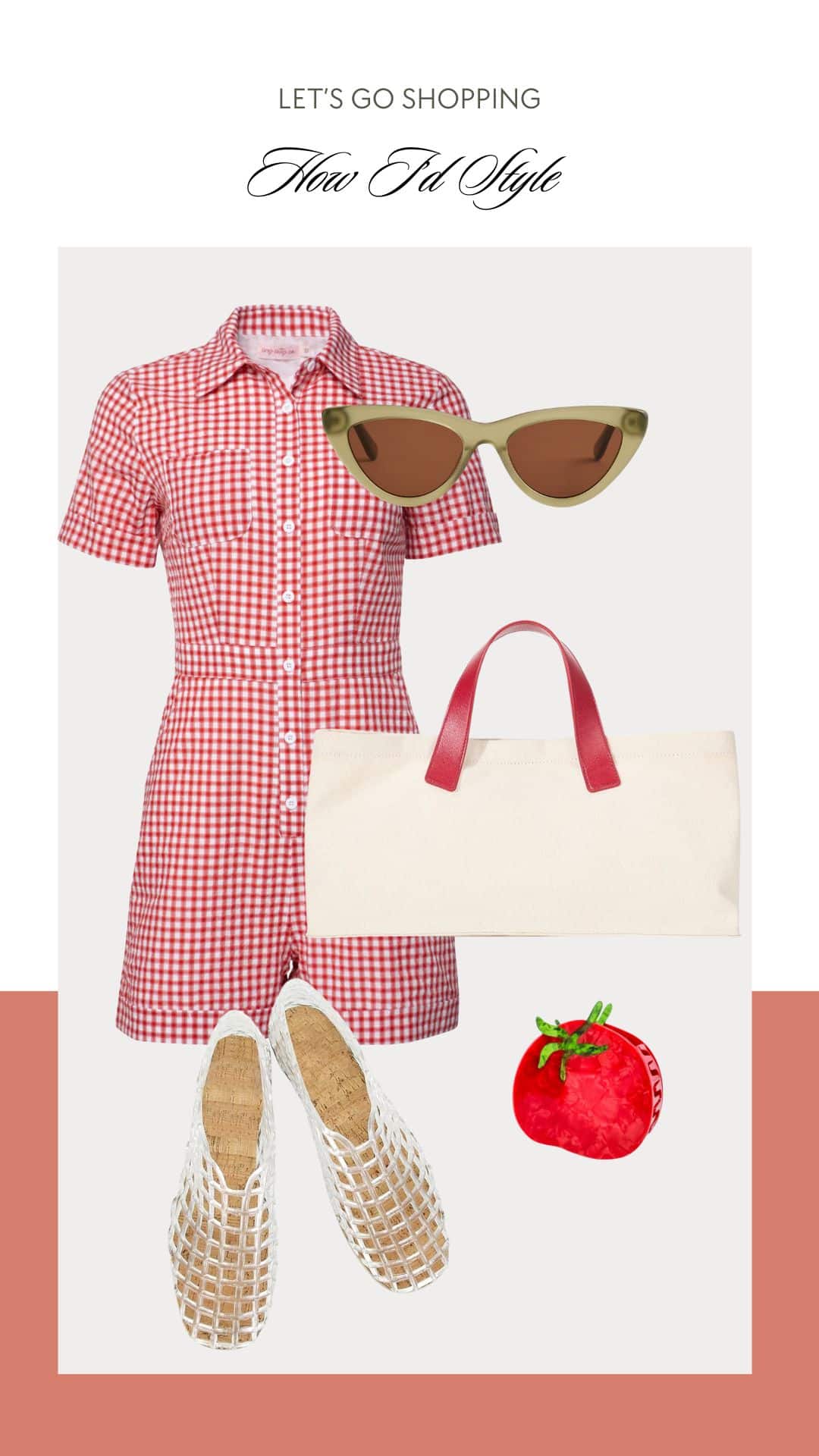 gingahm romper styling