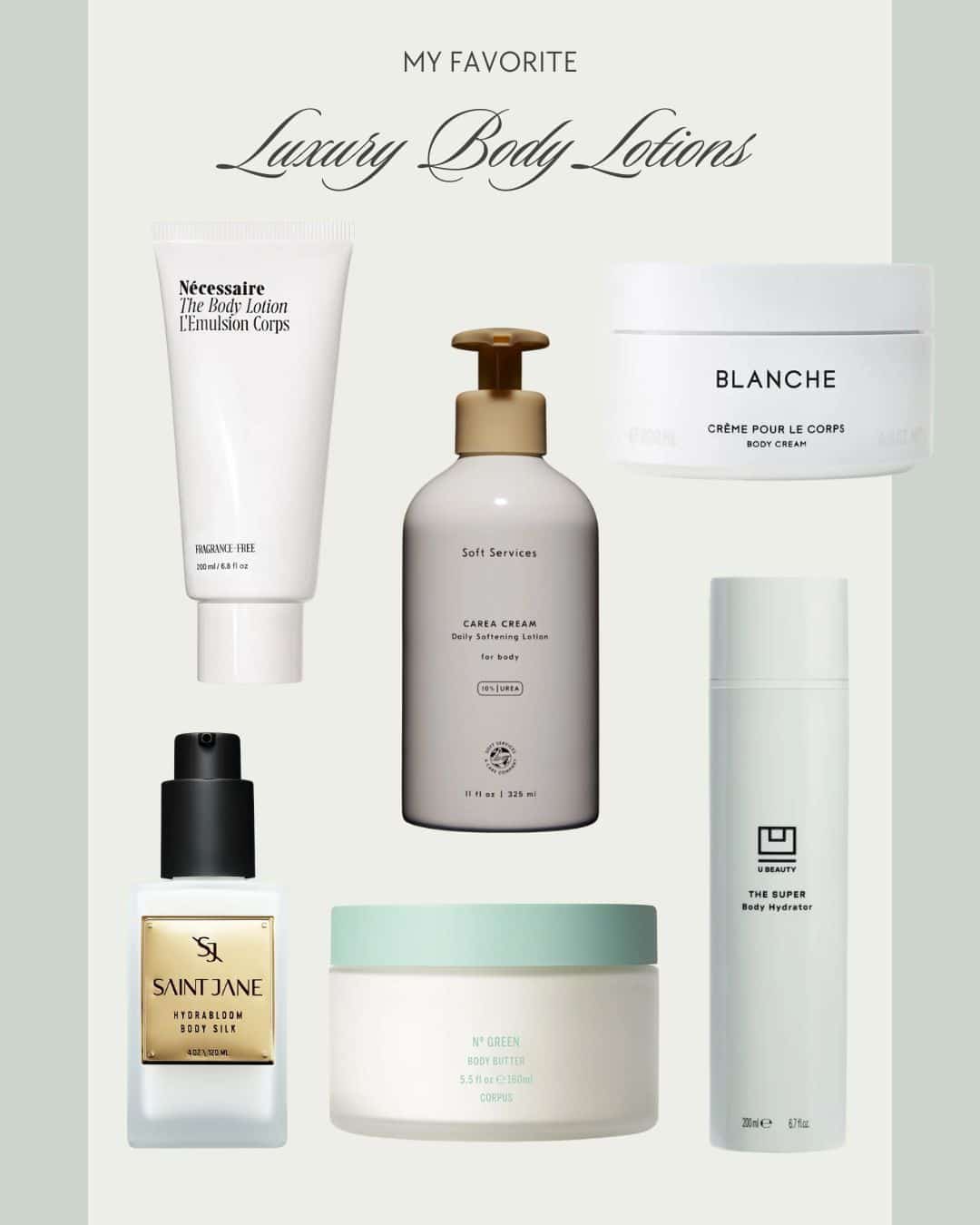 best luxury body lotions