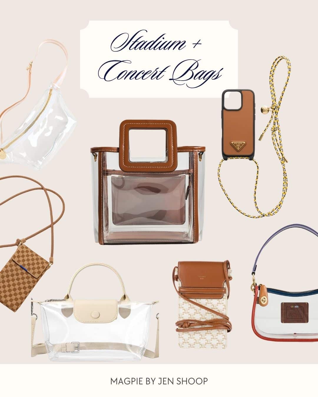 CONCERT AND STADIUM BAGS