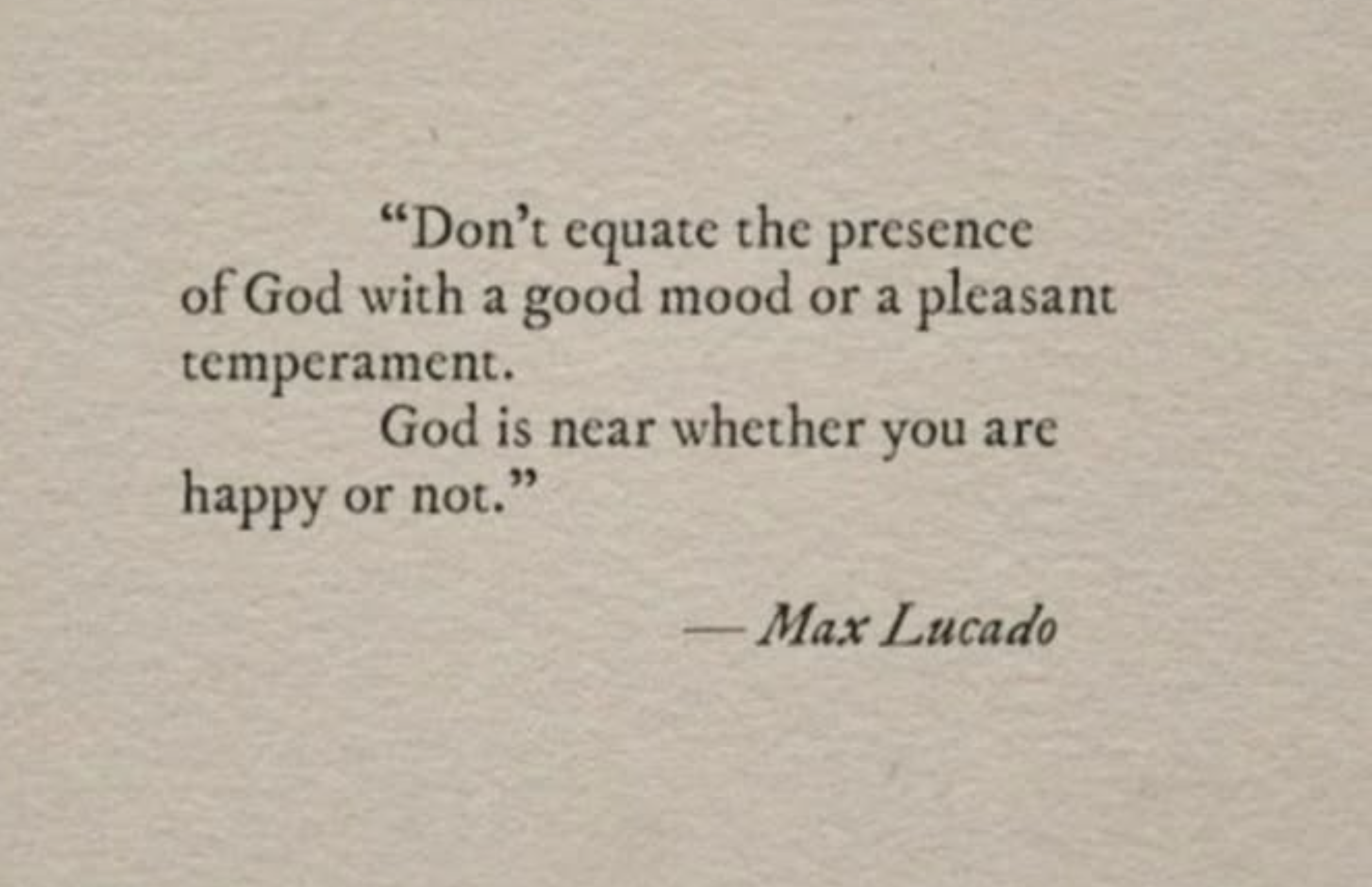 god is near quote