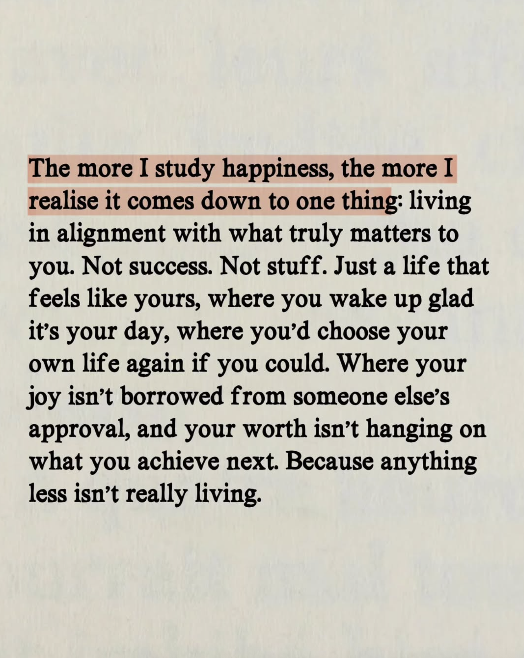 the root of happiness quote
