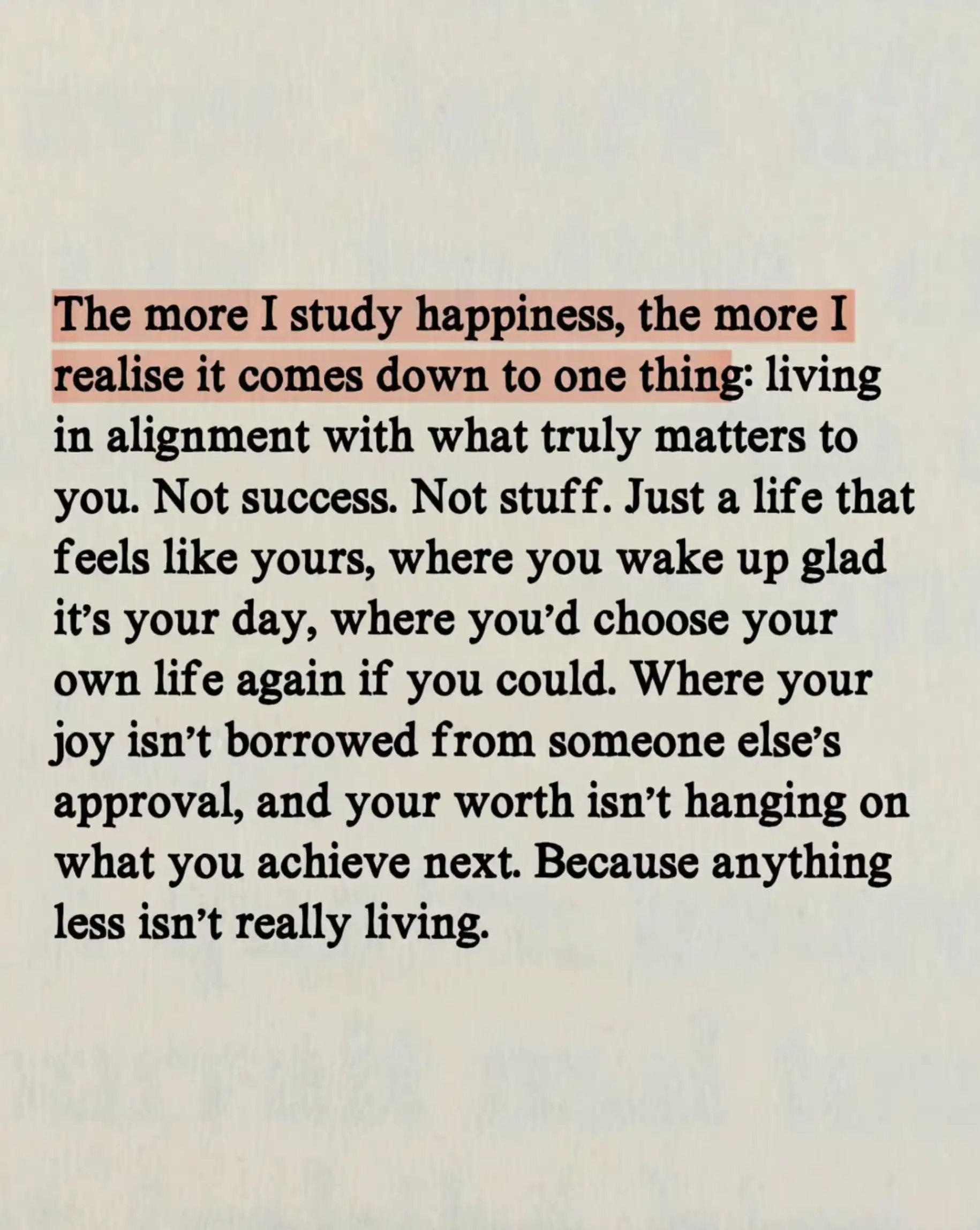 the root of happiness quote