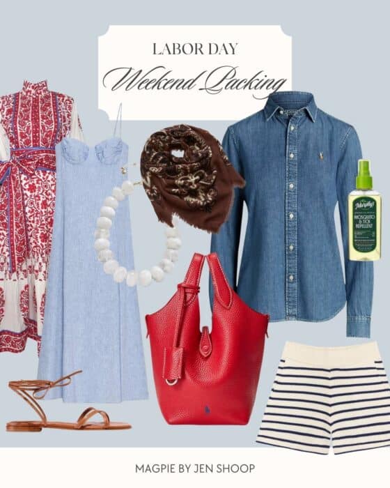 Labor day weekend packing