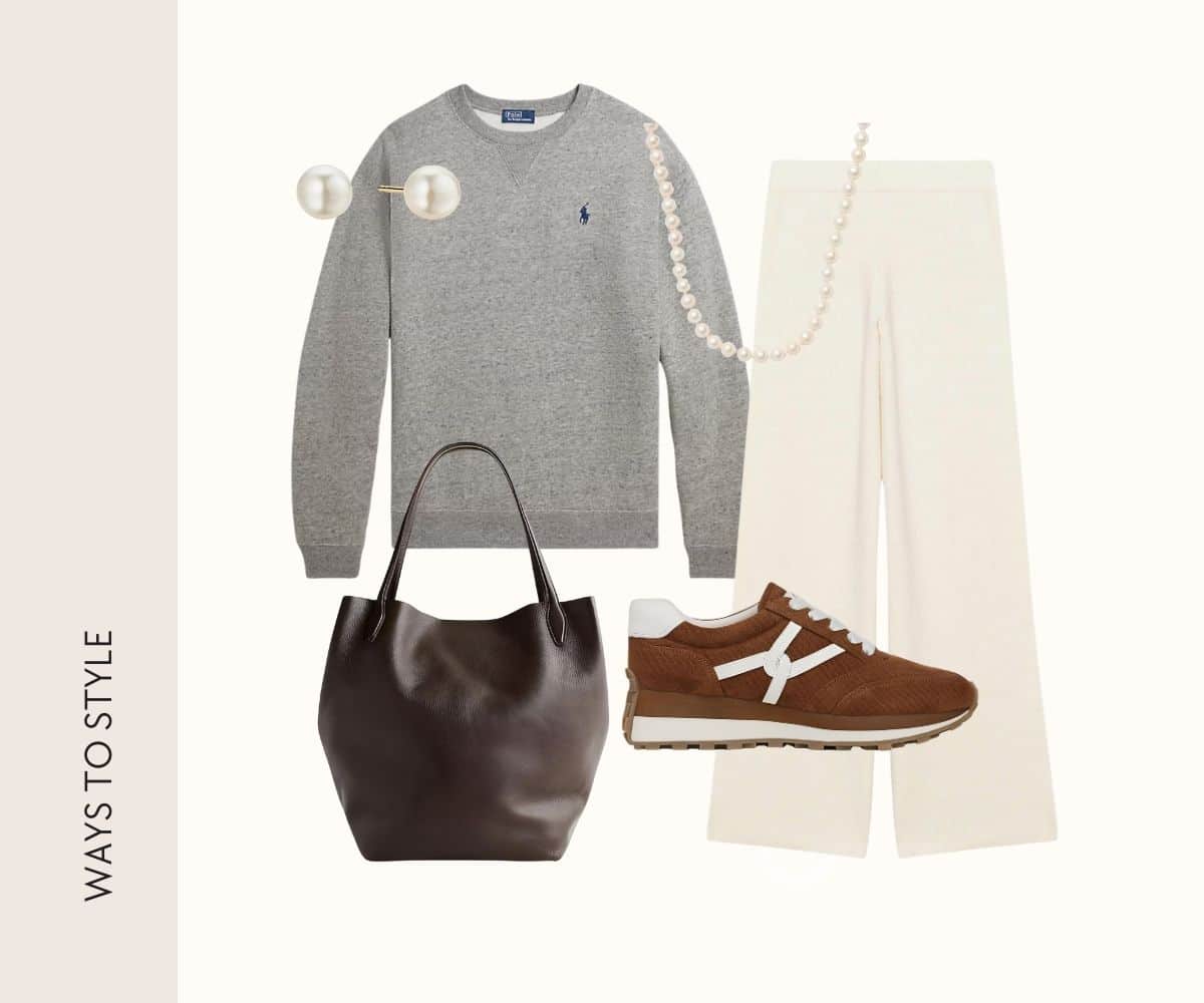 Preppy fashion trend collage fall 2025