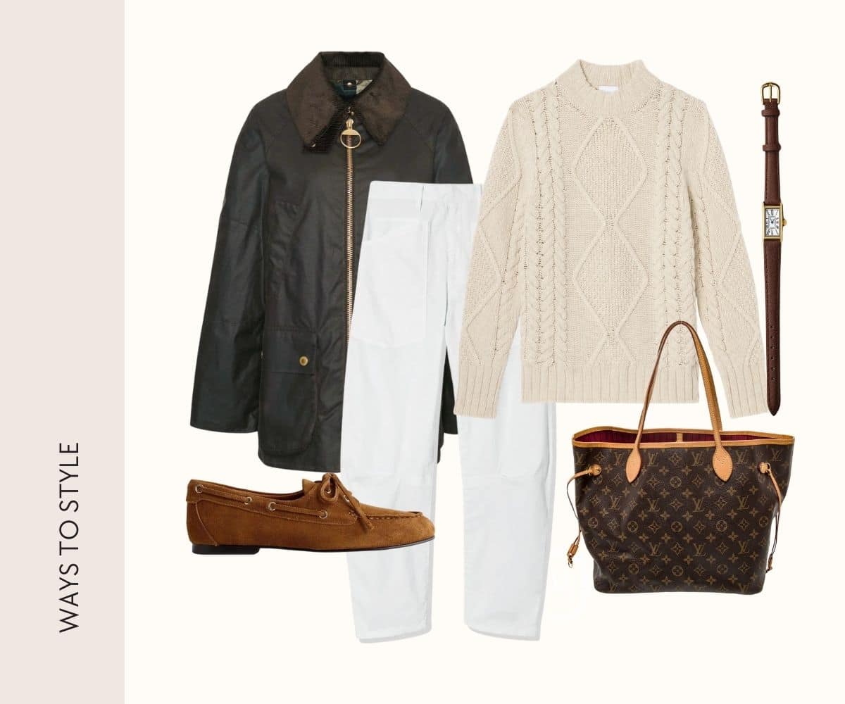 Preppy fashion trend collage fall 2025