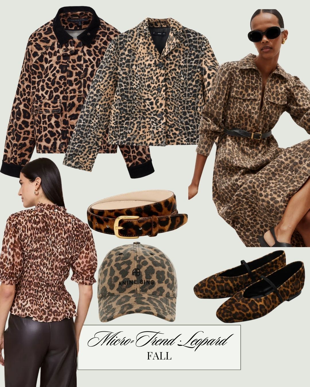 Leopard-print-collage-outfits-shopping-dress-belt-hats