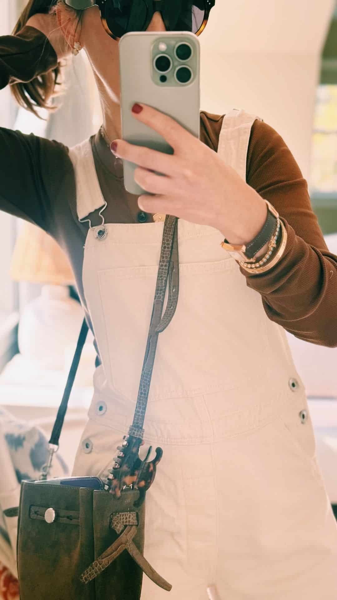 Everlane curve overalls