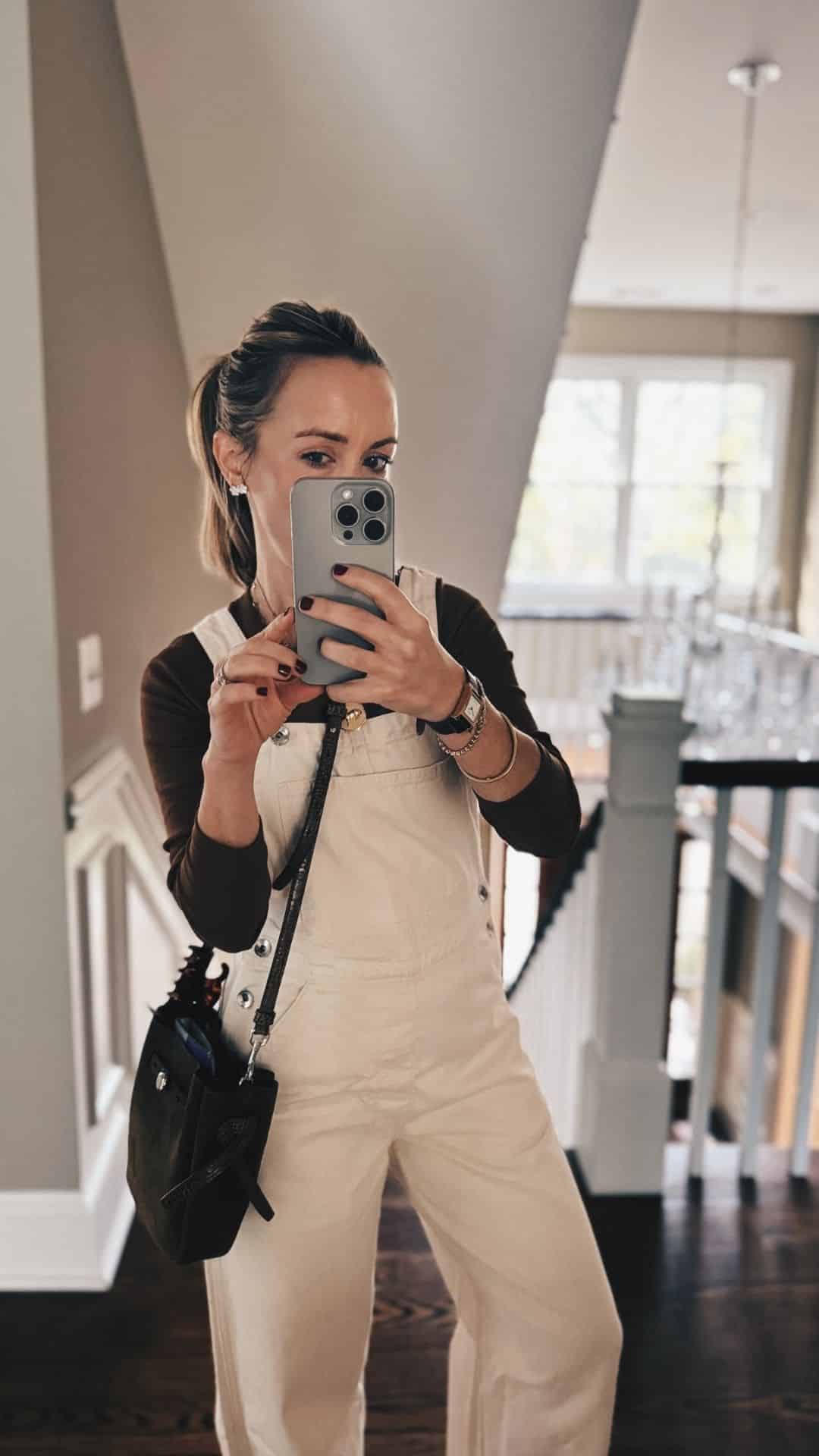 Everlane curve overalls