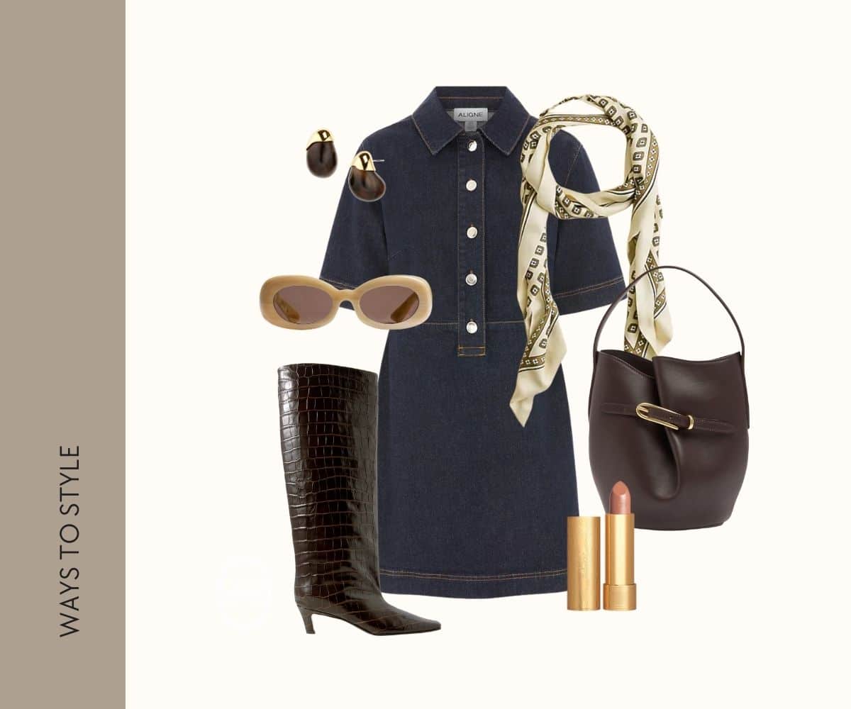 Fall boot edit collage
