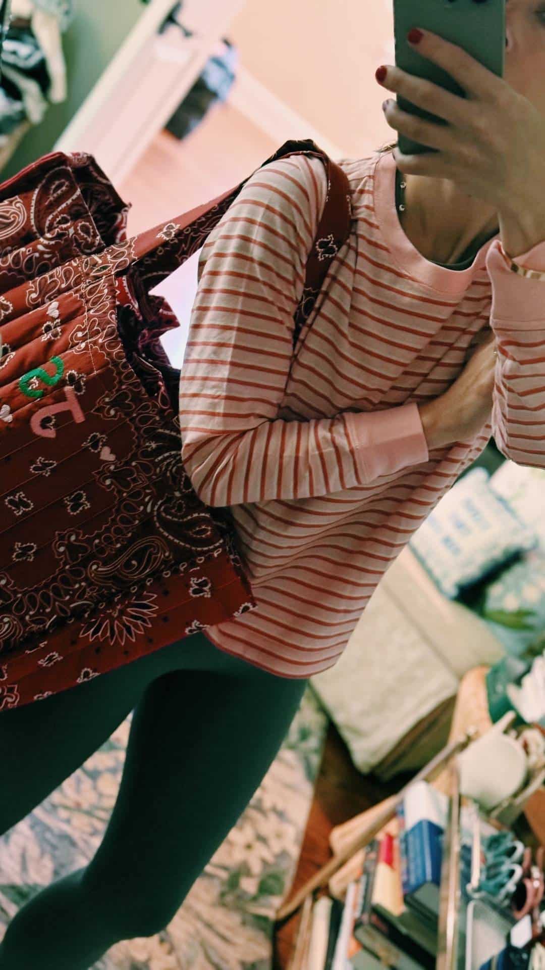 JCrew striped tee