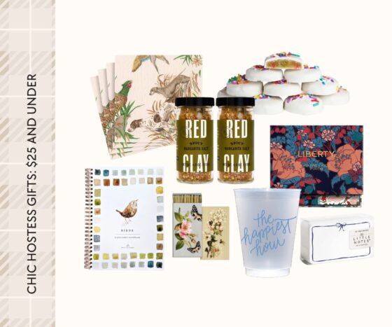 chic hostess gifts collage