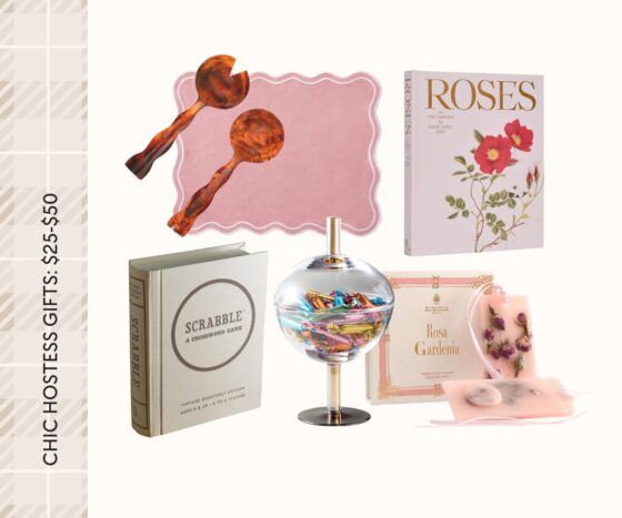 chic hostess gifts collage