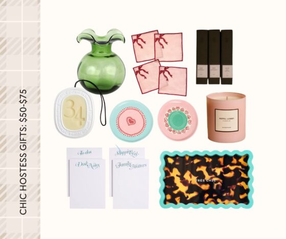 chic hostess gifts collage