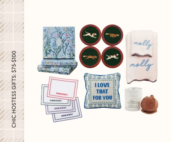 chic hostess gifts collage