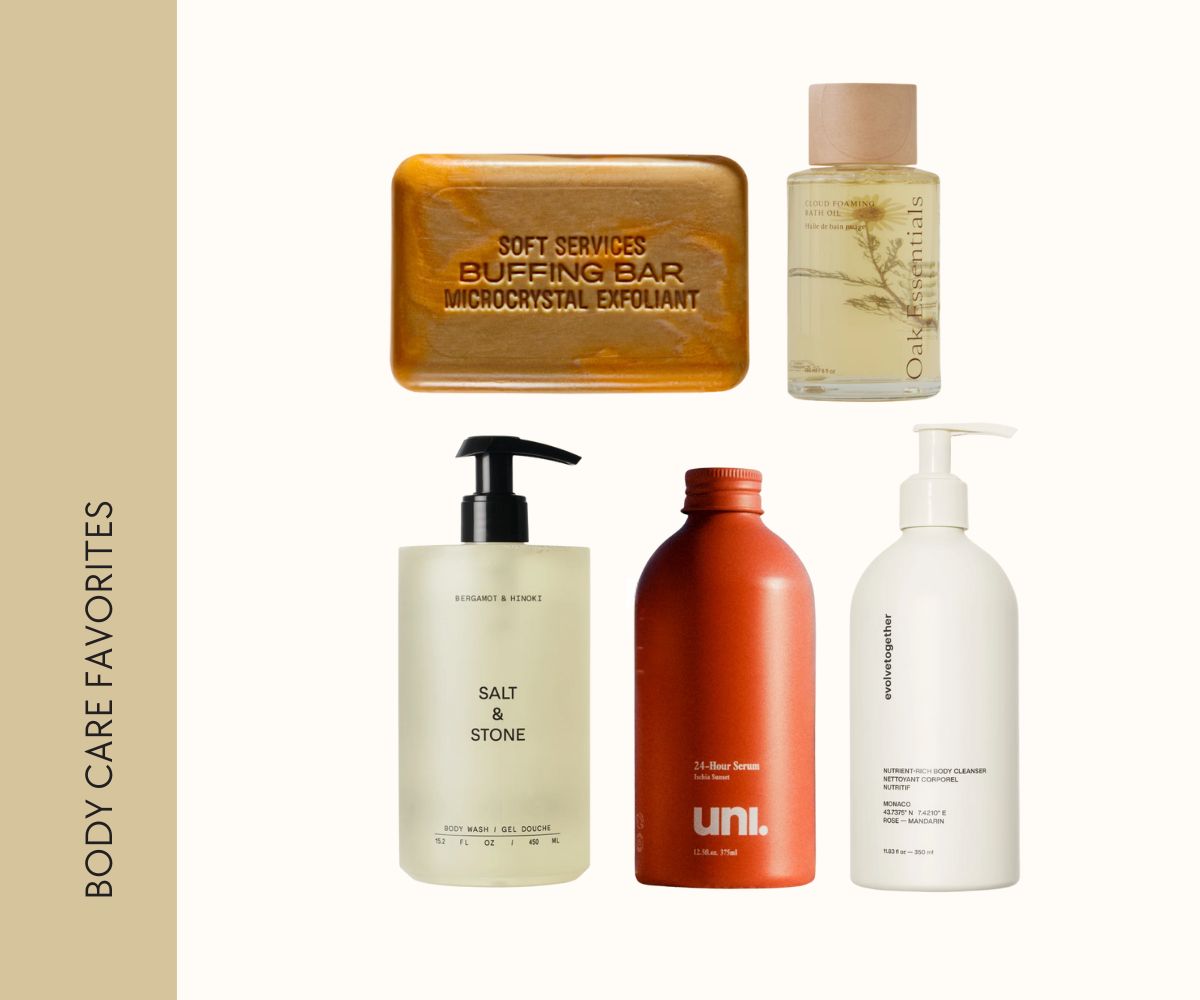 fall skincare favorites collage