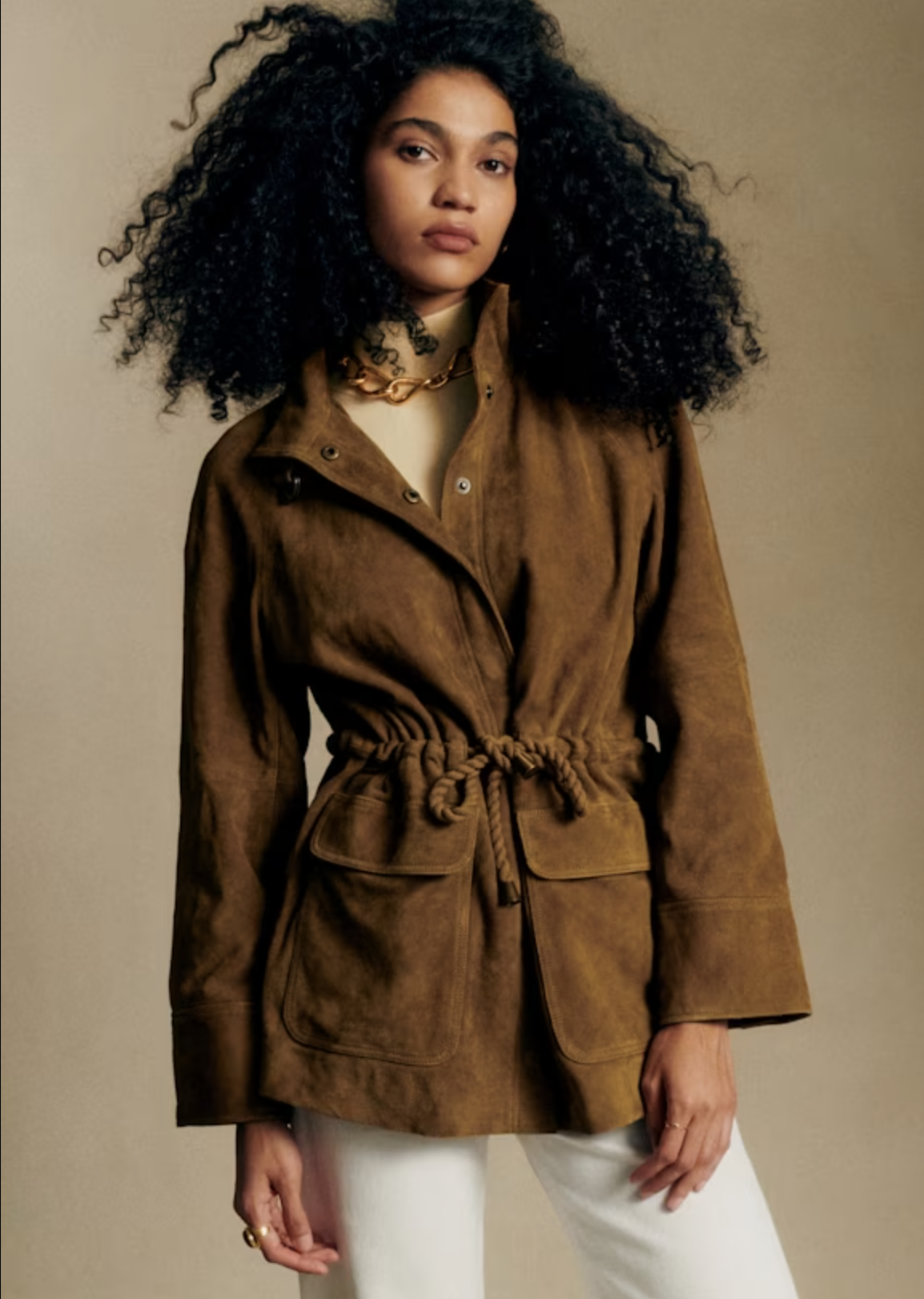 sezane suede jacket