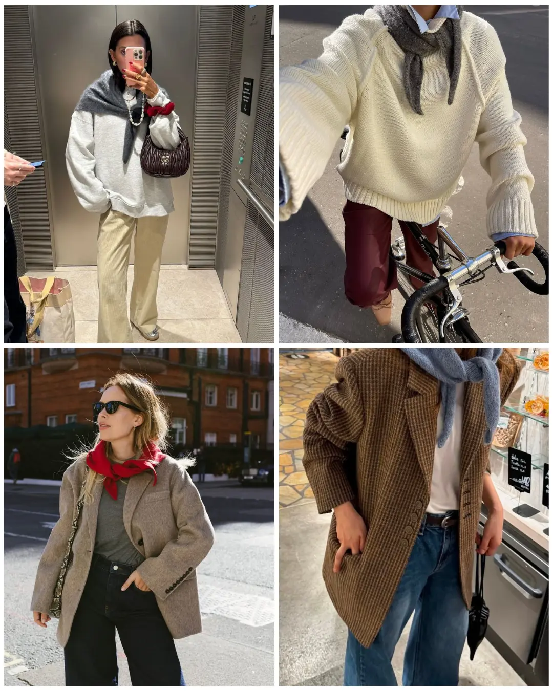 scandi triangle scarf