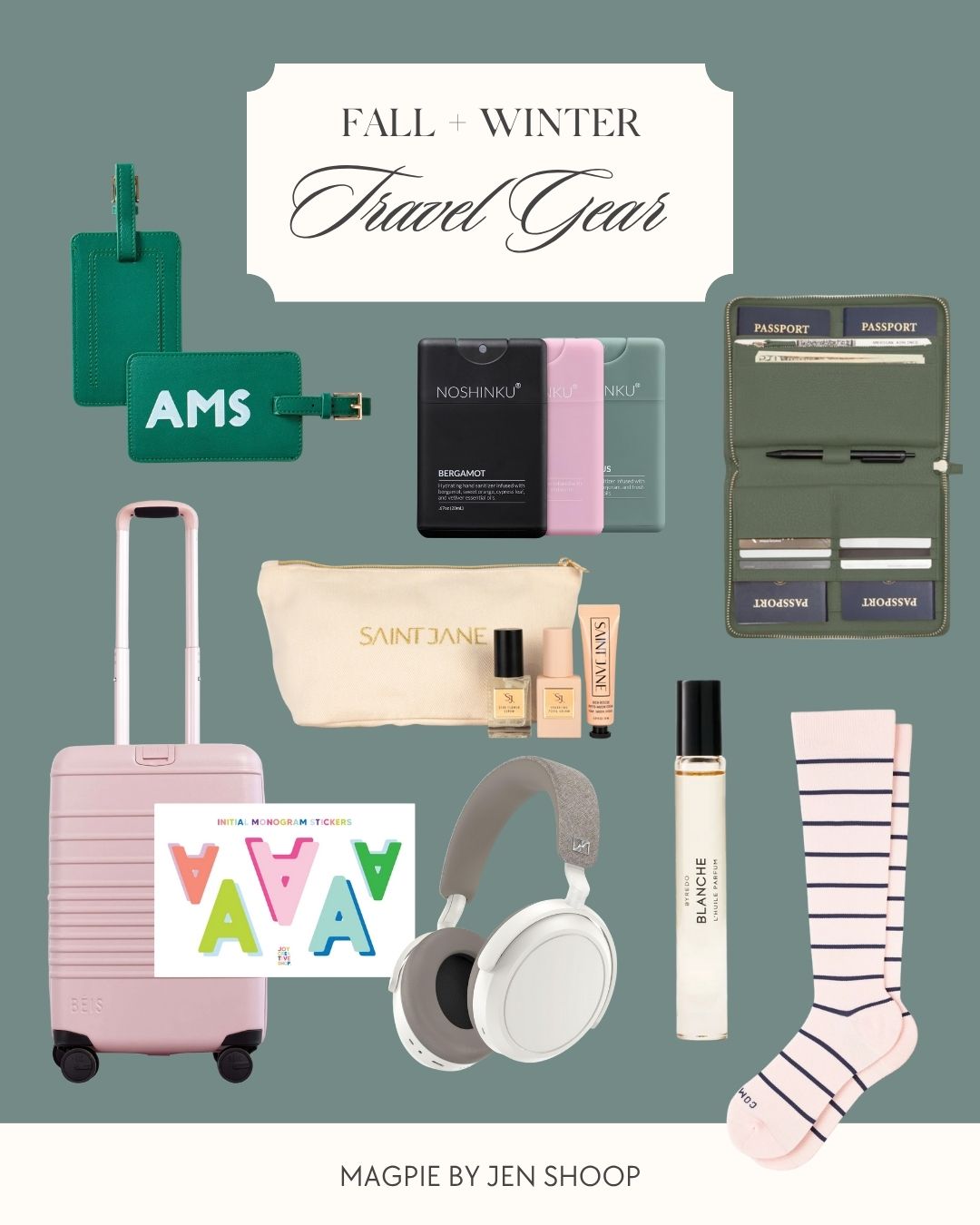 fall + winter travel gear