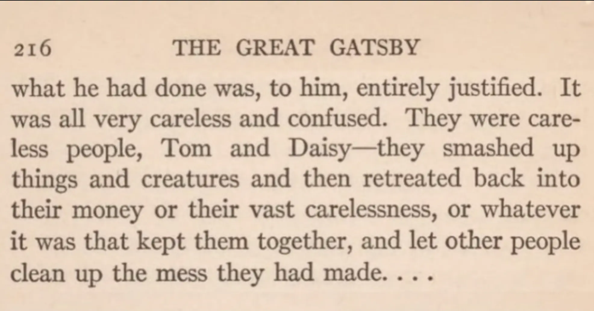 gatsby quote