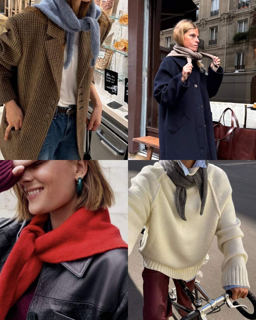 Nanotrend: Scandi Knit Triangle Scarves.