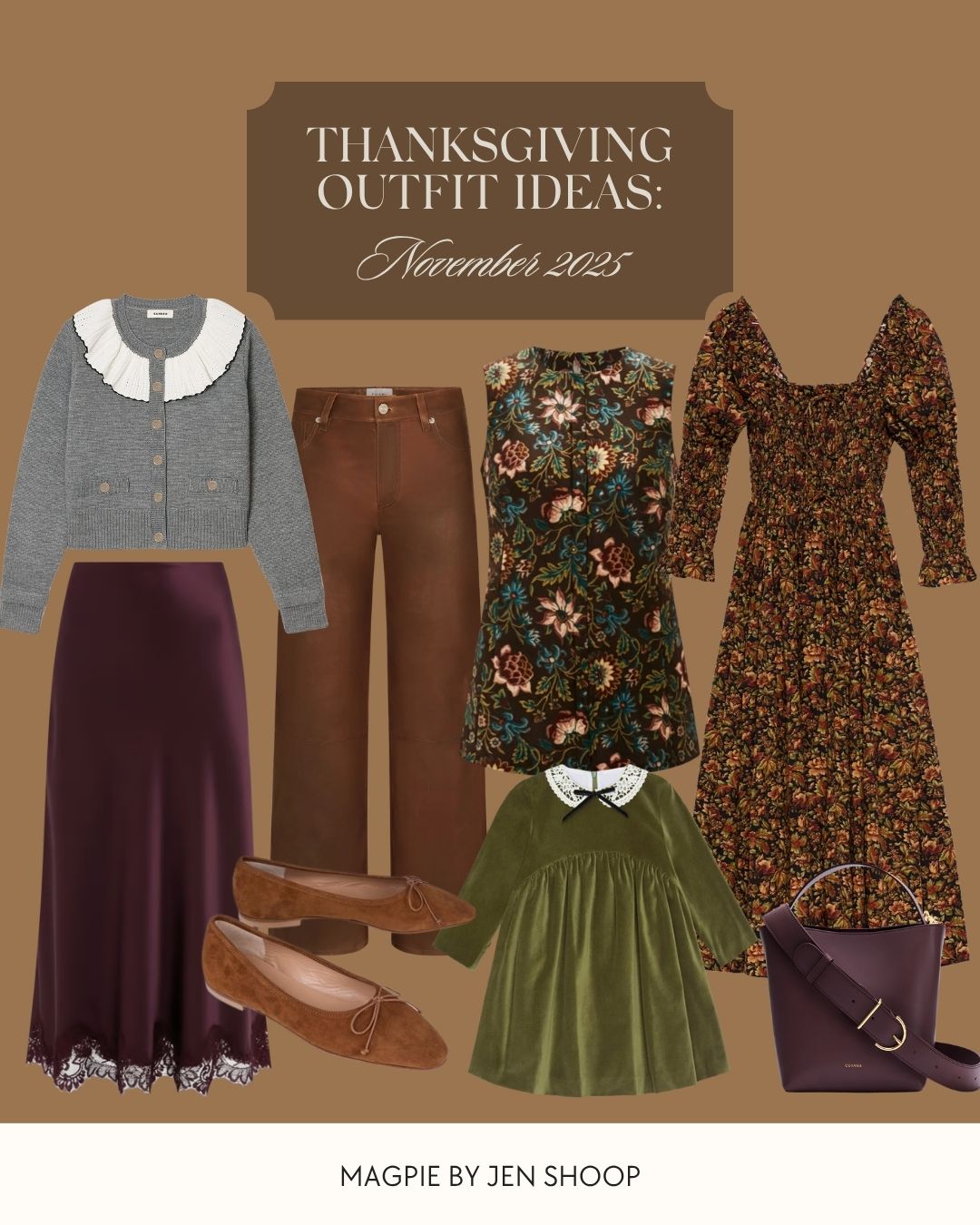 Thanksgiving Outfit Ideas collage