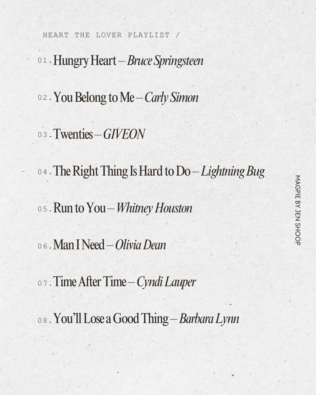 heart-the-lover-lily-king-playlist
