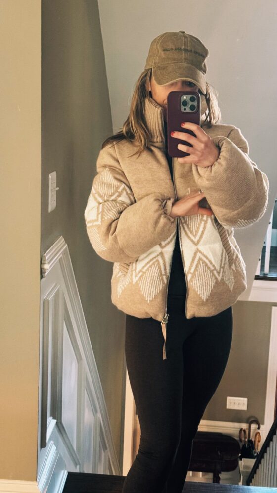 VARLEY BELINDA KNIT PUFFER