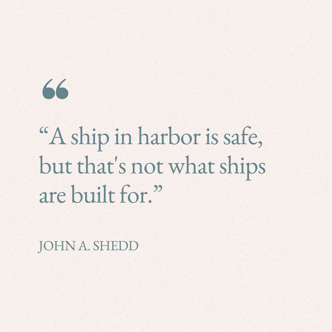 john a shedd quote