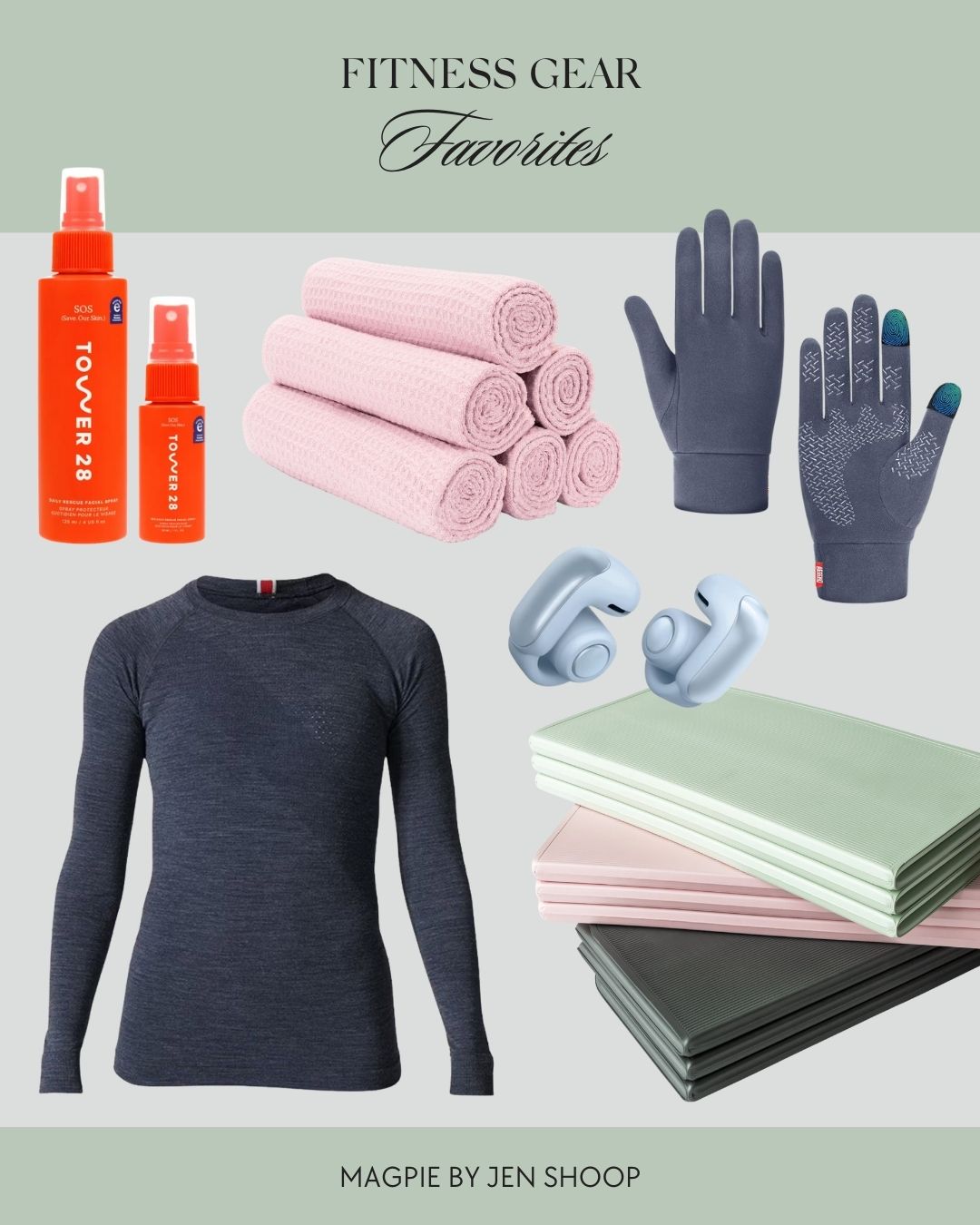 Fitness Gear Favorites collage