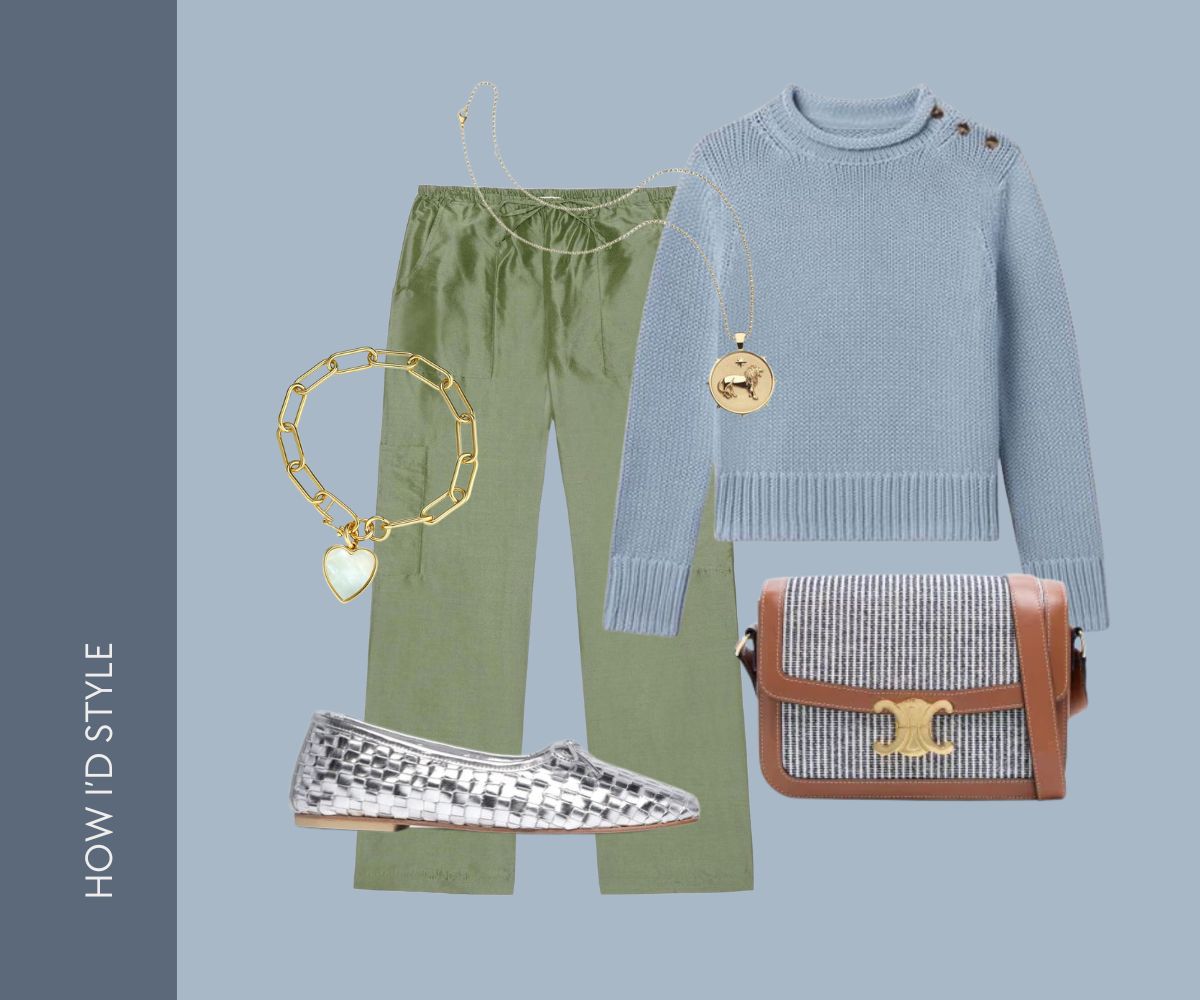 Styling the donni taffeta pant collage