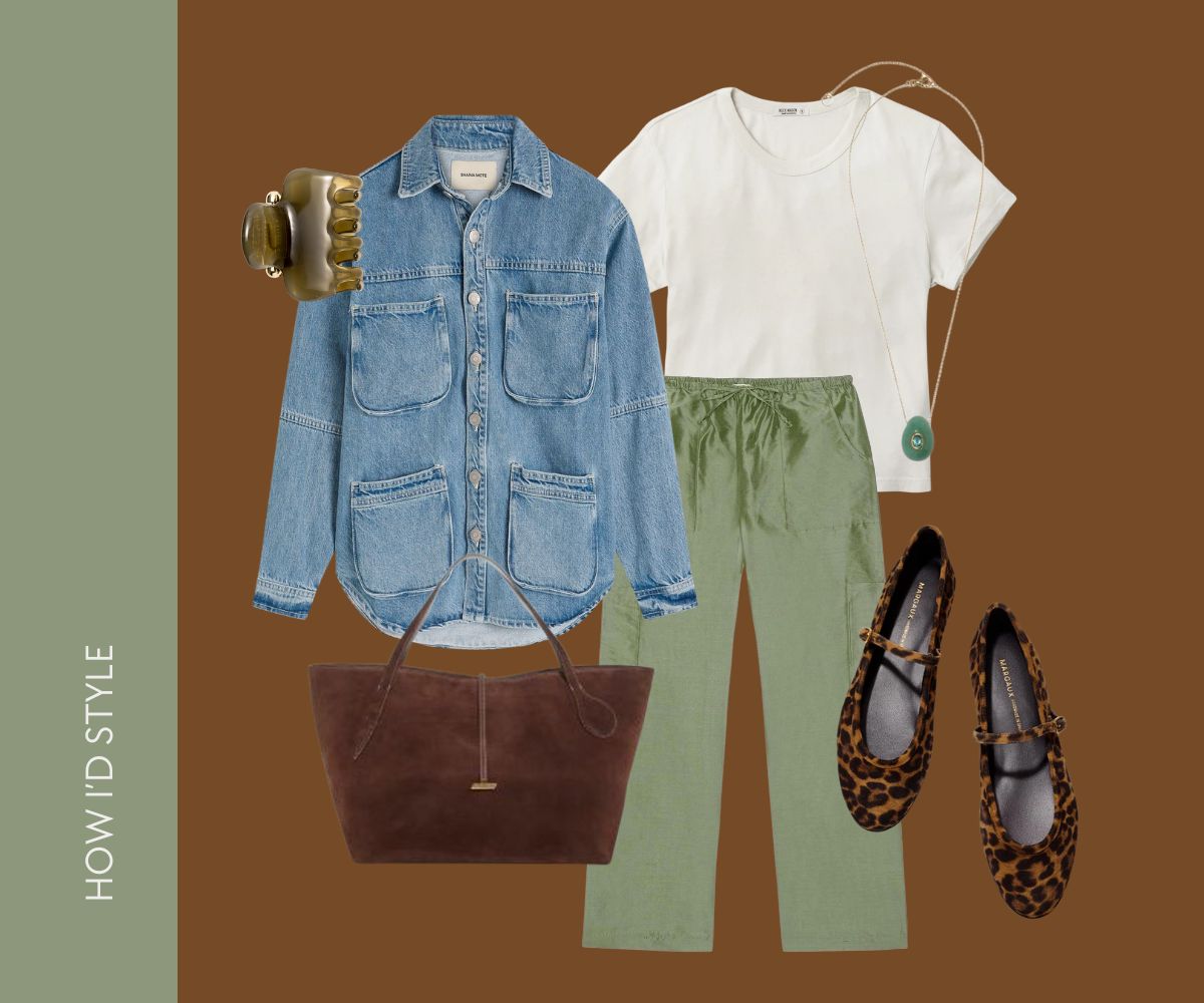 Styling the donni taffeta pant collage