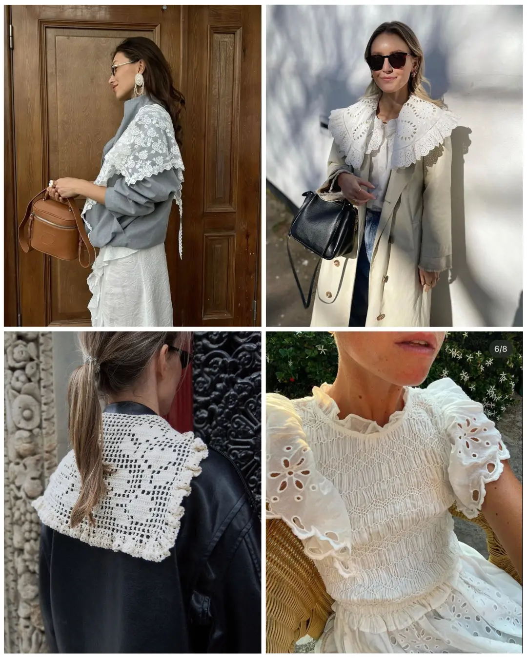 Crochet and Lace Scarf Trend