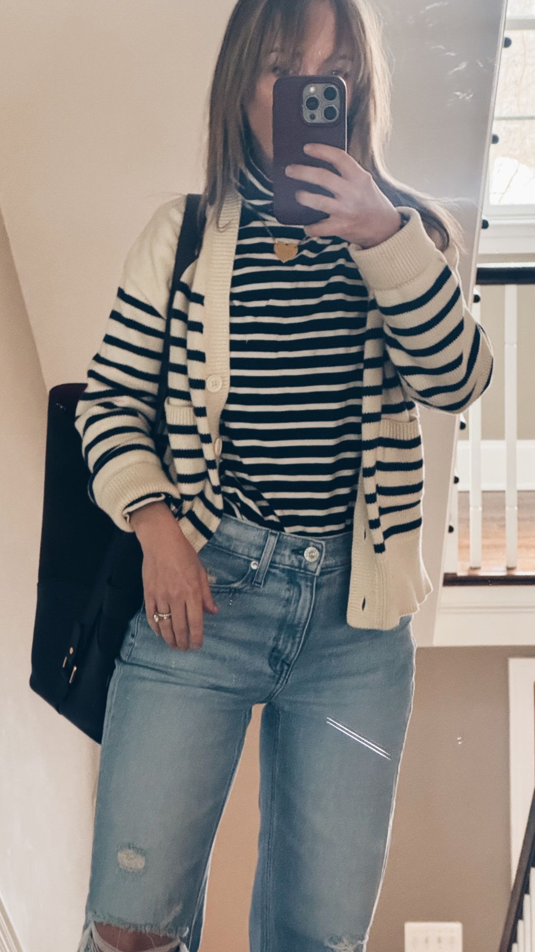 striped outfit