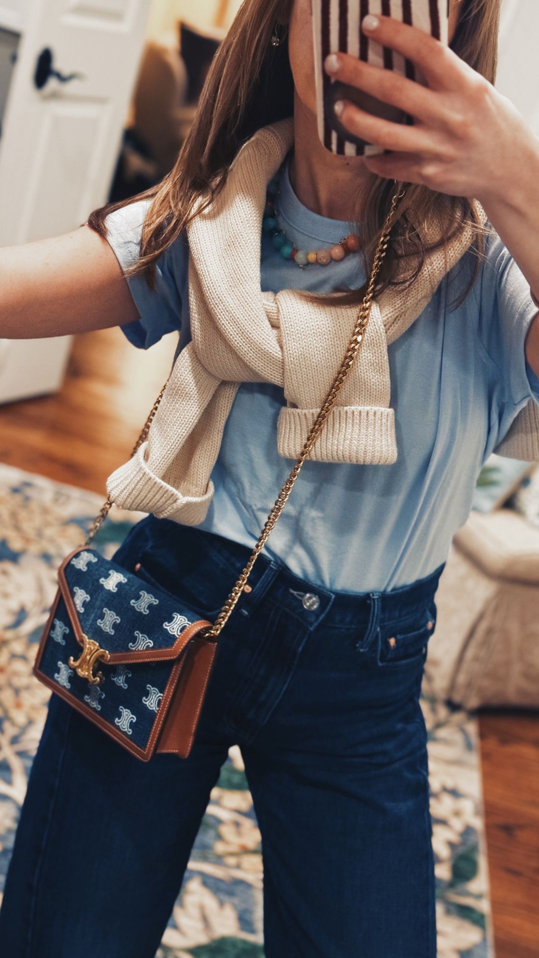 beaded necklace for spring