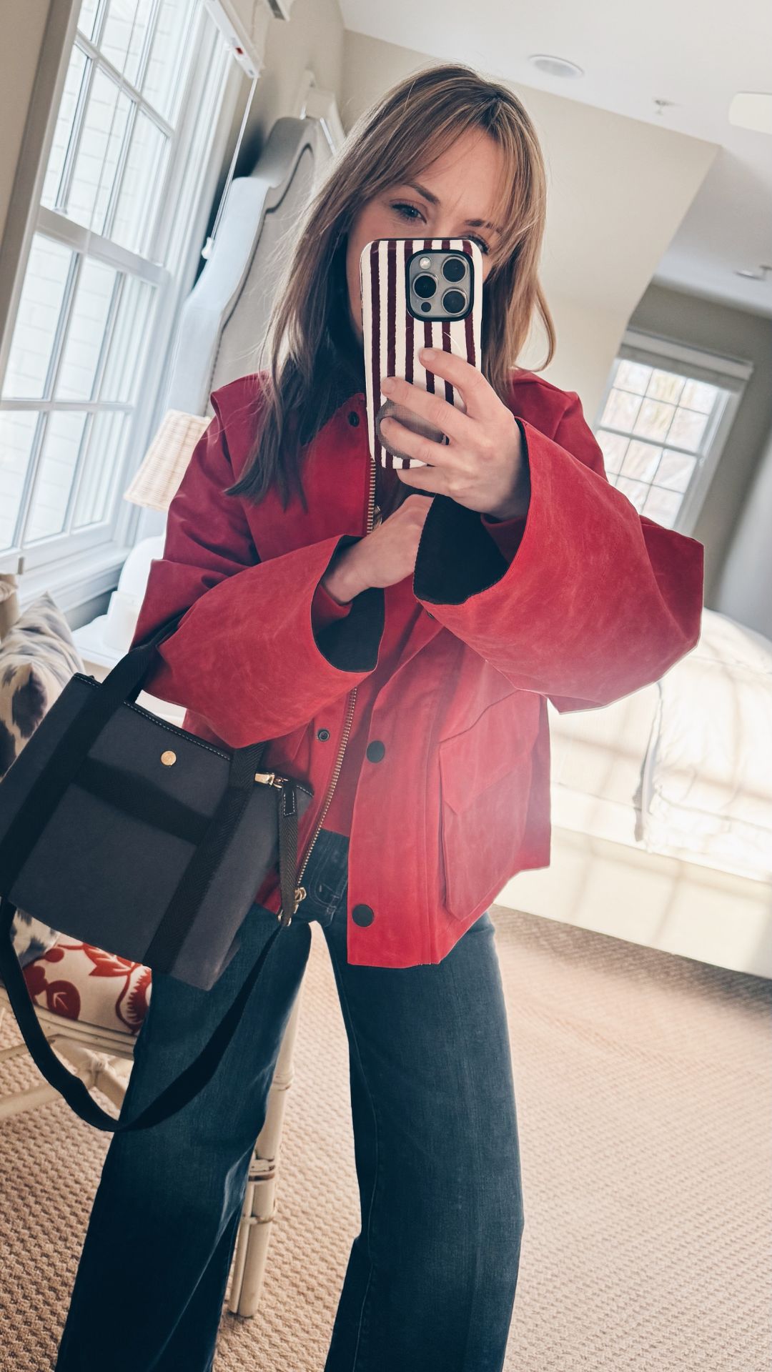 alex mill cropped jacket