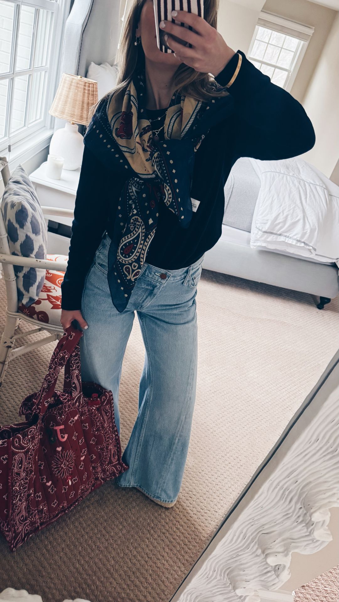 bandana print styled