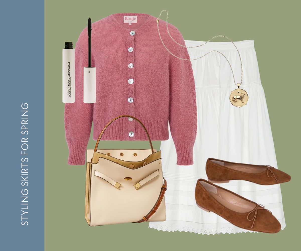 Styling skirts for spring collage